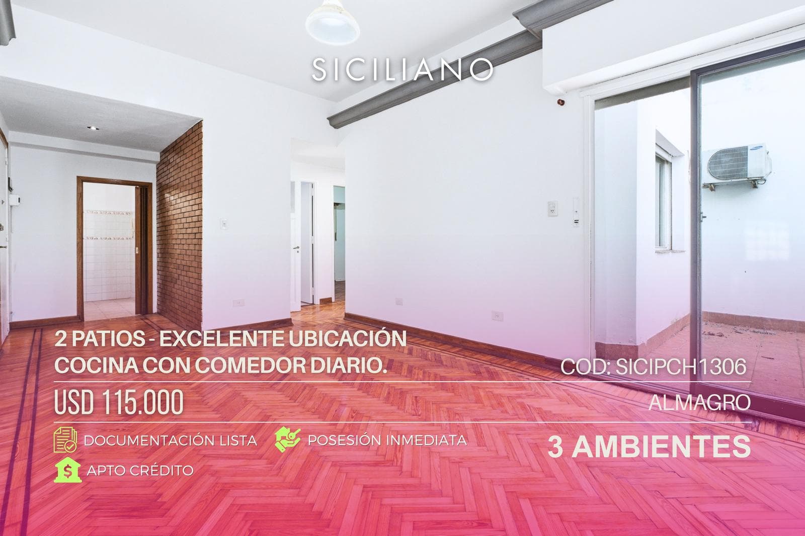 Departamento en Almagro