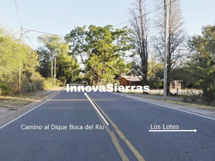 Venta Terreno en Boca del Río | Las Tapias | Traslasierra | Fibra Óptica, Agua, Luz y Escritura