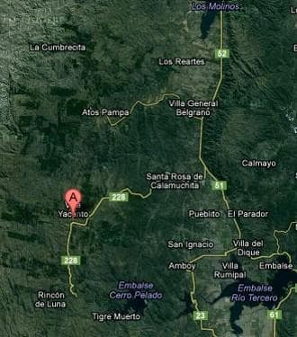 Cba-Yacanto Cal-Lote 2,6ha-sobre RS273-19 lotes-Inc Viñed/Restó-Vta pan V de Calam-Sin exp-Escrit