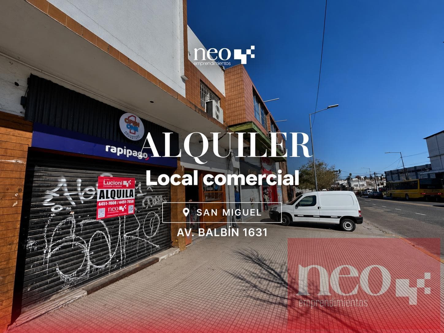LOCAL COMERCIAL - ZONA ESTACION SAN MIGUEL