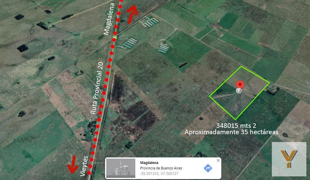 Campo en venta - 35 hectáreas - Agrícola - Ganadero - Magdalena